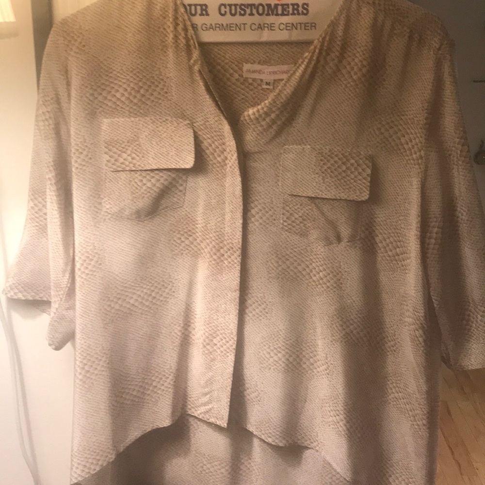Amanda uprichard snake print blouse